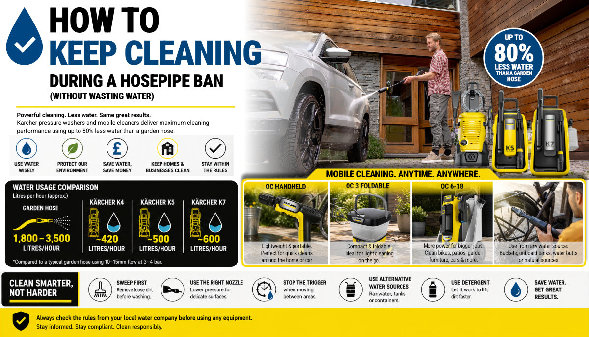 Go Big On Cleaning. Save Big On Water